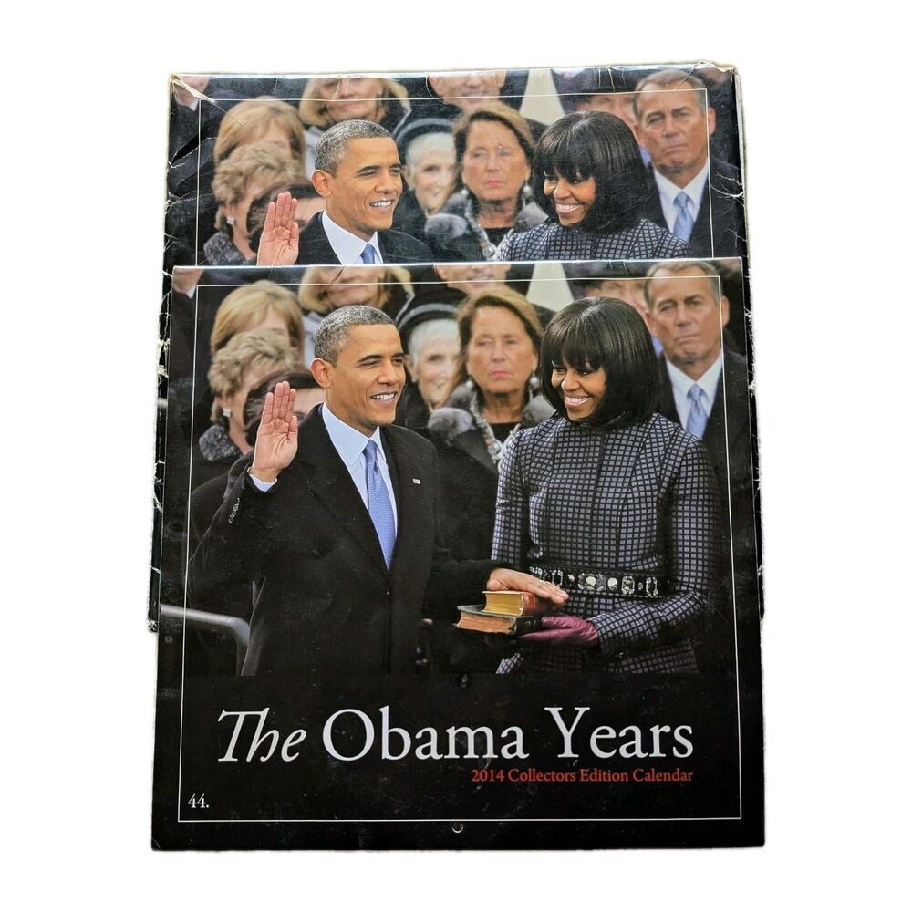 2014 The Obama Years Collectors Edition Wall Calendar Shades of Color